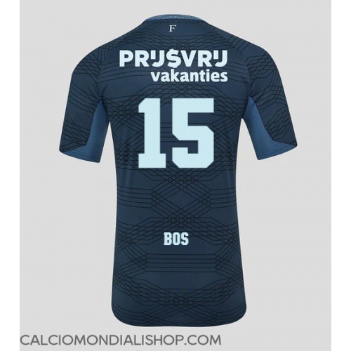 Maglie da calcio Feyenoord Jordan Bos #15 Seconda Maglia 2025-26 Manica Corta